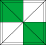 緑/白